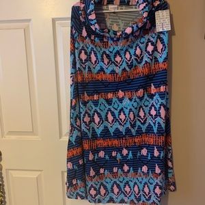 NWT L LulaRoe Maxi Skirt.  Very cute pattern.
